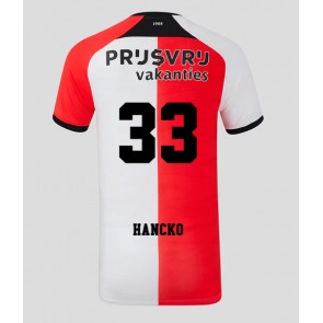 Feyenoord David Hancko #33 Domaci Dres 2024-25 Kratak Rukavima